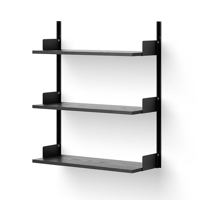 北歐收納傢具｜New Works 壁掛式三層壁掛架 Wall Shelf 北歐丹麥極簡傢具品牌