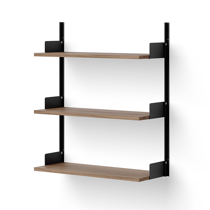 北歐收納傢具｜New Works 壁掛式三層壁掛架 Wall Shelf 北歐丹麥極簡傢具品牌