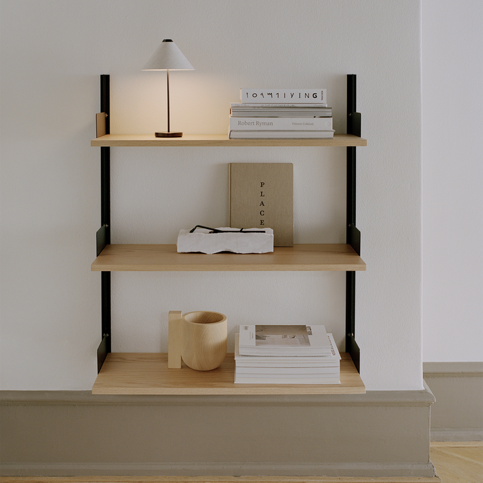 北歐收納傢具｜New Works 壁掛式三層壁掛架 Wall Shelf 北歐丹麥極簡傢具品牌