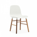 北歐餐椅｜ Normann Copenhagen 俐落單椅 (木椅腳) Form Chair 丹麥進口傢具品牌