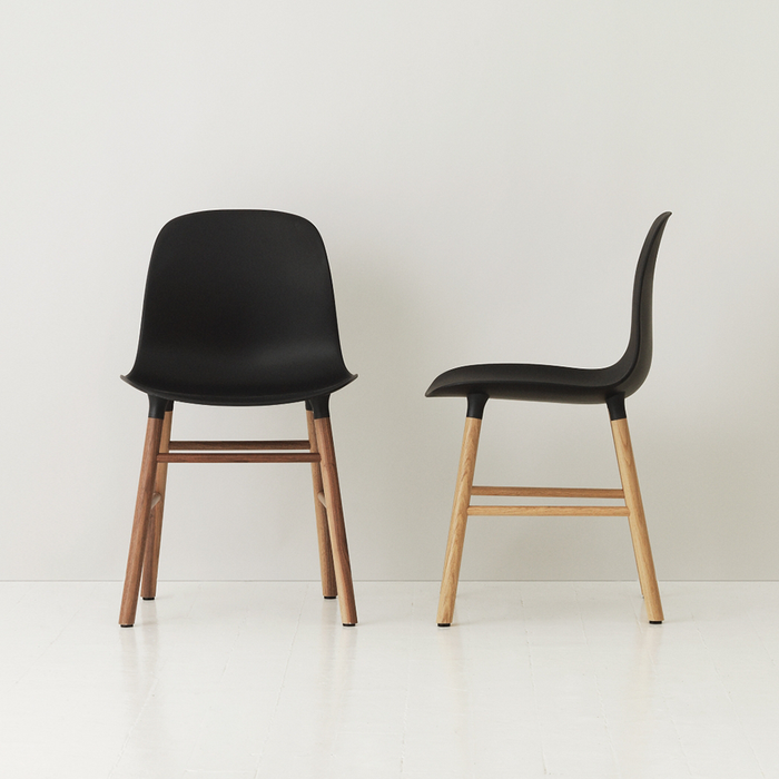 北歐餐椅｜ Normann Copenhagen 俐落單椅 (木椅腳) Form Chair 丹麥進口傢具品牌