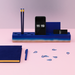 桌上收納｜Normann Copenhagen 文具收納 / 筆座 / 紙鎮 One Piece Organizer  