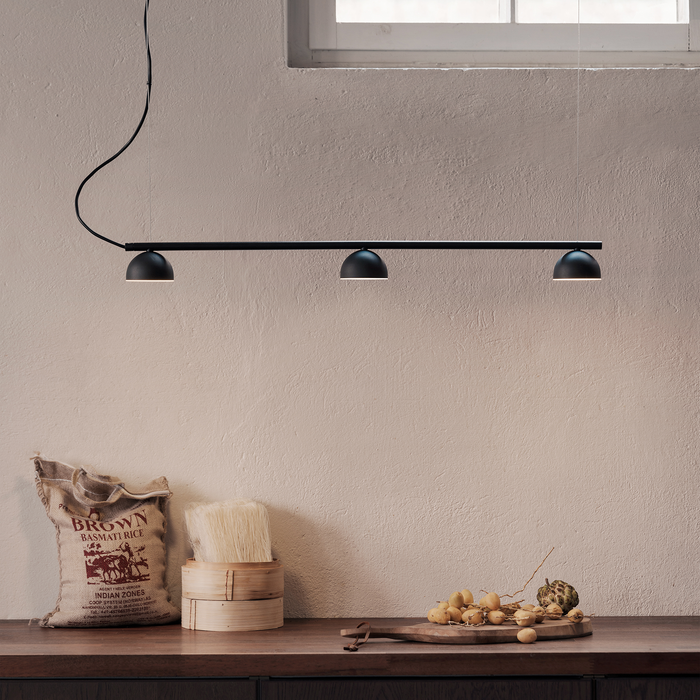 北歐進口燈具｜Northern 滴掛造型三盞排列吊燈 Blush Pendant Rail 3 Lamp 