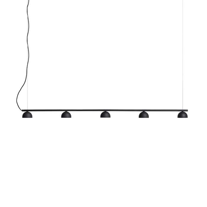 北歐進口燈具｜ Northern 滴掛造型五盞排列吊燈 Blush Pendant Rail 5 Lamp 