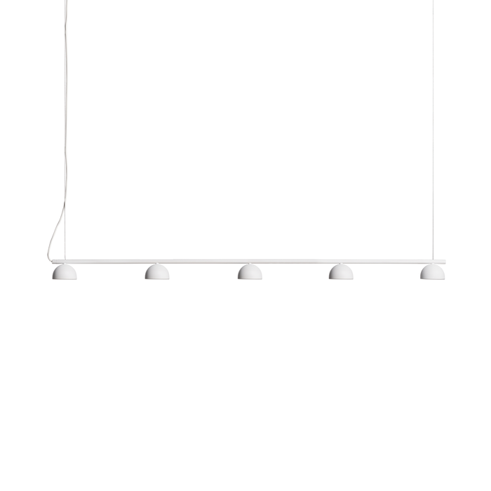 北歐進口燈具｜ Northern 滴掛造型五盞排列吊燈 Blush Pendant Rail 5 Lamp 