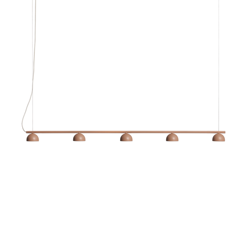 北歐進口燈具｜ Northern 滴掛造型五盞排列吊燈 Blush Pendant Rail 5 Lamp 