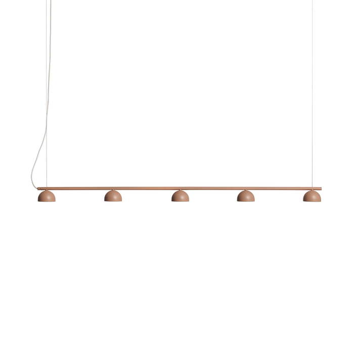 北歐進口燈具｜ Northern 滴掛造型五盞排列吊燈 Blush Pendant Rail 5 Lamp 