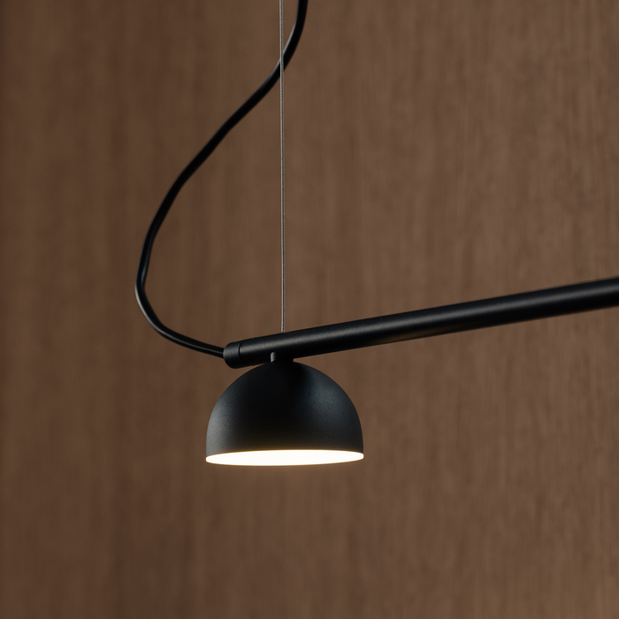 北歐進口燈具｜ Northern 滴掛造型五盞排列吊燈 Blush Pendant Rail 5 Lamp 