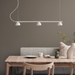 北歐進口燈具｜Northern 滴掛造型三盞排列吊燈 Blush Pendant Rail 3 Lamp 