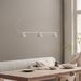 北歐進口燈具｜Northern 滴掛造型三盞排列吊燈 Blush Pendant Rail 3 Lamp 