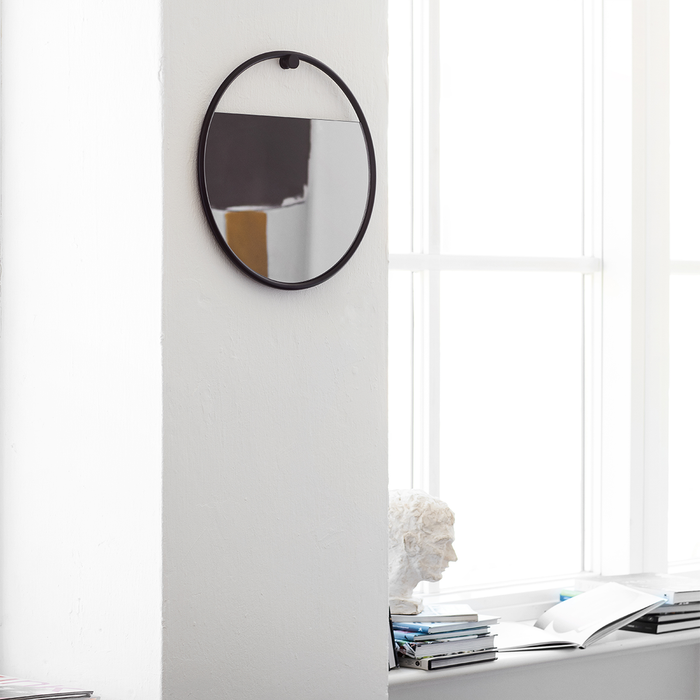 北歐風格家飾｜眼界圓形 / 橢圓形壁掛鏡 Northern Peek Mirror 40cm