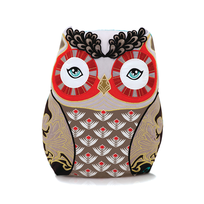 【 現貨出清 】Papinee Owl Amuse 抱枕 - 潤舍．生活家居 Luxury Life