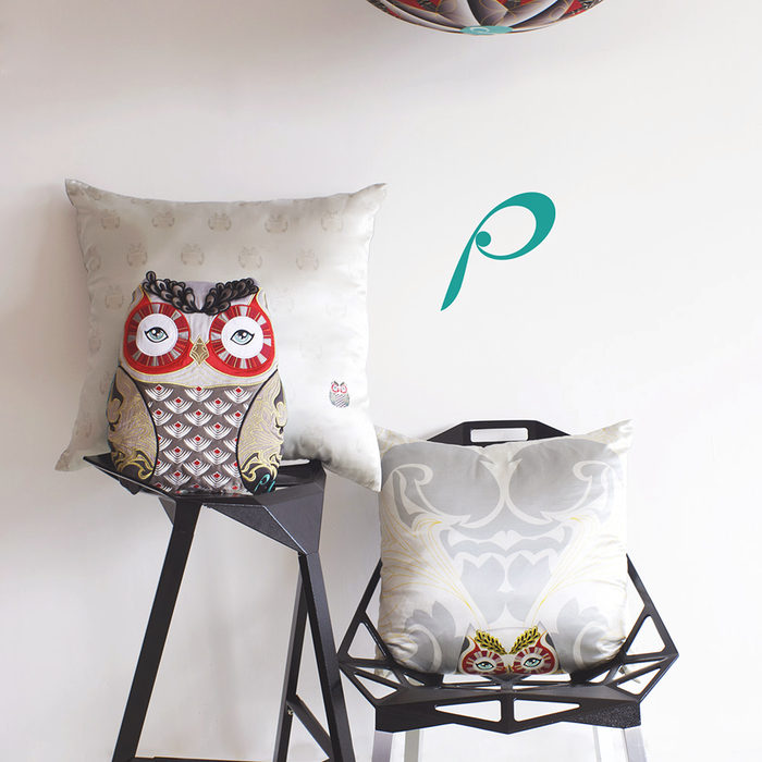【 現貨出清 】Papinee Owl Amuse 抱枕 - 潤舍．生活家居 Luxury Life