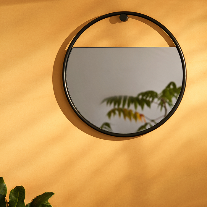 北歐風格家飾｜眼界圓形 / 橢圓形壁掛鏡 Northern Peek Mirror 40cm