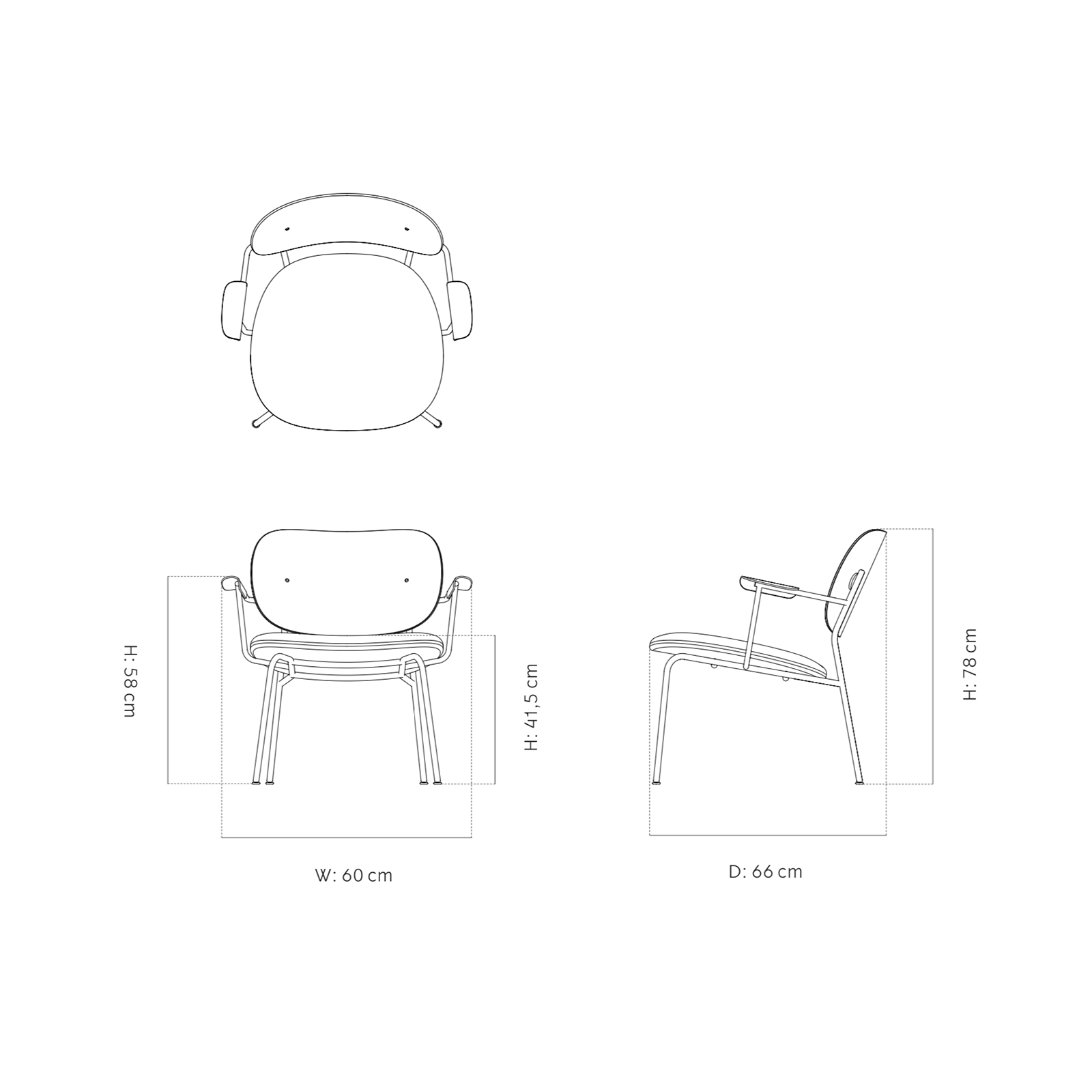 北歐進口休閒椅｜Audo 柯爾休閒椅 Co Lounge Chair 北歐丹麥傢具推薦 Menu