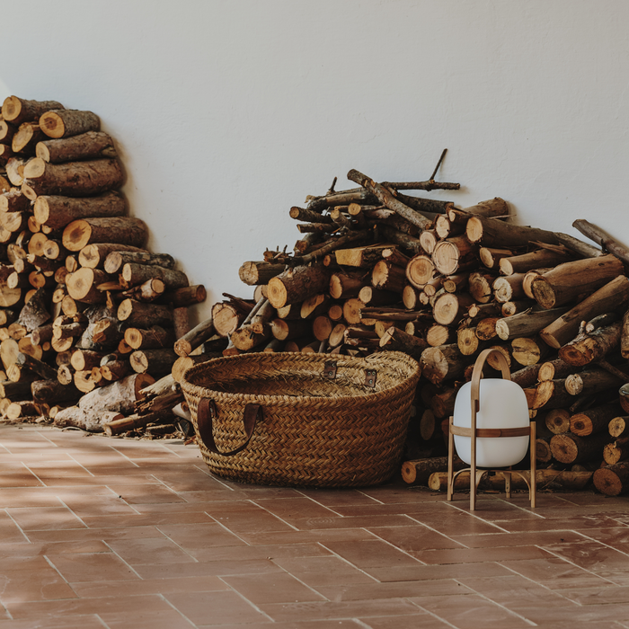 進口桌燈 - 西班牙 Santa & Cole 提籃桌燈 (櫻桃木 / 充電式) Cestita Bateria Portable Table Lamp，進口燈具品牌