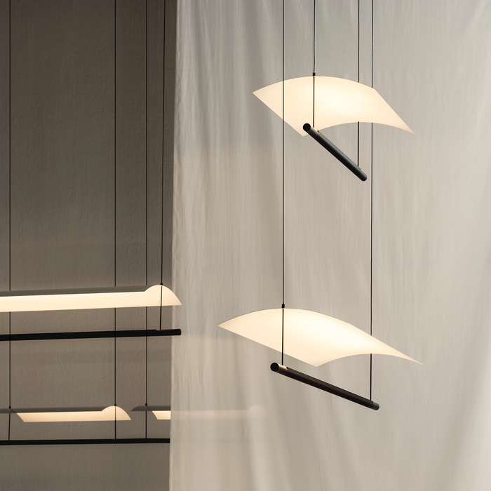 進口吊燈 - 西班牙 Santa & Cole 圓翼吊燈  (長款) Lamina 85 Pendant Light