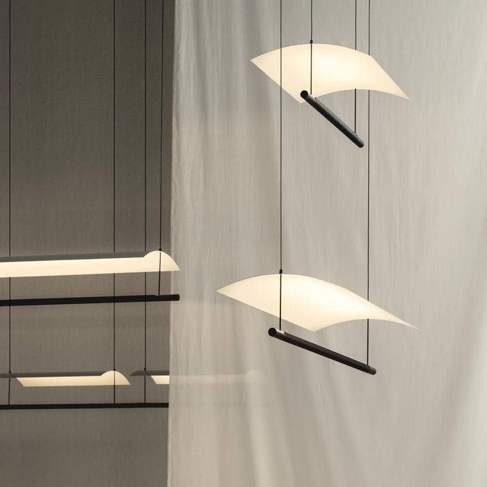 進口吊燈 - 西班牙 Santa & Cole 圓翼吊燈 (組合款)   Sistema Lamina 45 Pendant Light，進口燈飾品牌