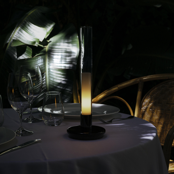 進口桌燈 — 西班牙 Santa Cole 燭光系列 油燈造型 無線充電式桌燈 Sylvestrina Table Lamp，進口燈具品牌