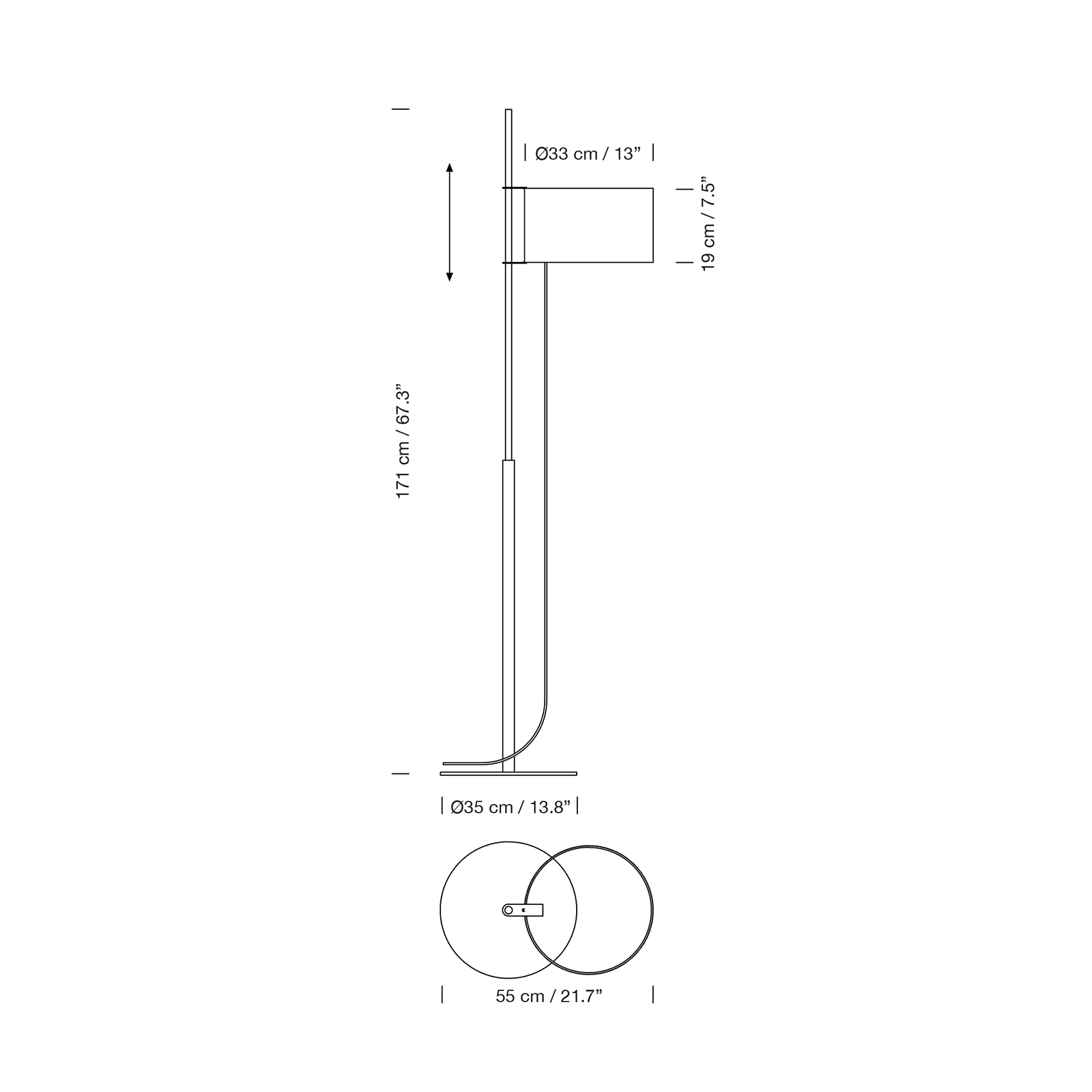 進口立燈 -  TMD立燈 西班牙 Santa & Cole TMD Floor Lamp
