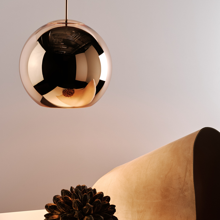 歐洲進口燈飾｜Tom Dixon 泡泡系列吊燈 Copper LED Pendant 英國進口燈具傢具品牌
