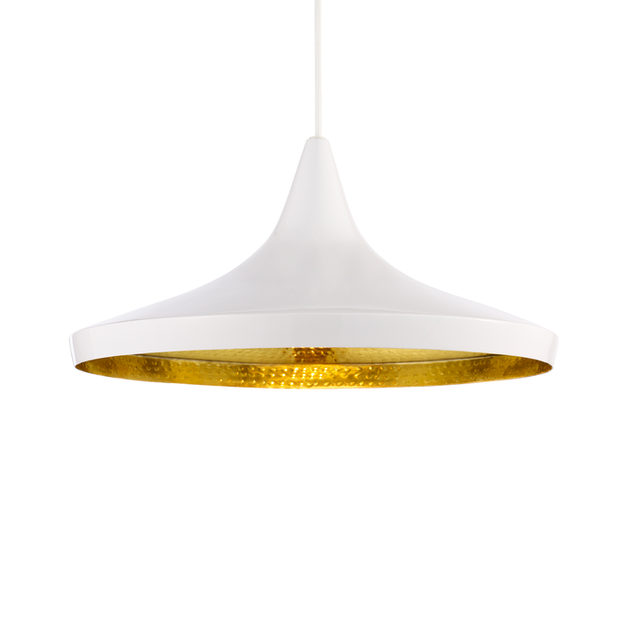 歐洲進口燈飾｜Tom Dixon 手敲白澤吊燈 Beat Light Pendant 英國進口燈具傢具品牌