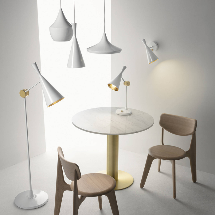 歐洲進口燈飾｜Tom Dixon 手敲白澤吊燈 Beat Light Pendant 英國進口燈具傢具品牌