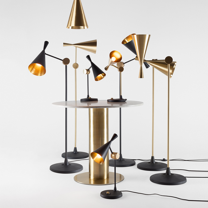 歐洲進口燈飾｜Tom Dixon 手敲銅澤立燈 Beat Floor Lamp 英國進口燈具傢具品牌