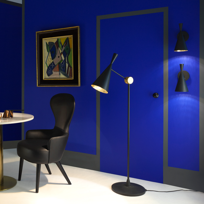 歐洲進口燈飾｜Tom Dixon 手敲黑澤壁燈 Beat Wall Light 英國進口燈具傢具品牌