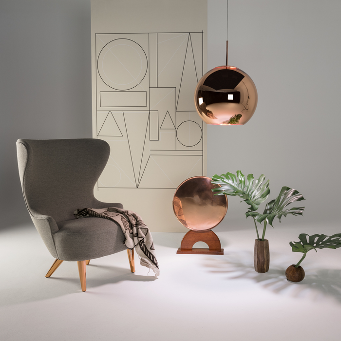 歐洲進口燈飾｜Tom Dixon 泡泡系列吊燈 Copper LED Pendant 英國進口燈具傢具品牌