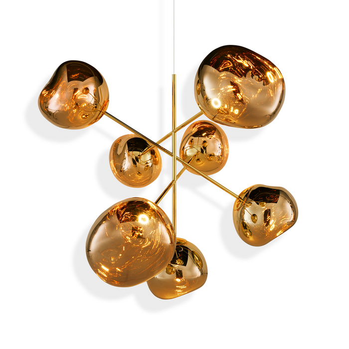 歐洲進口燈具｜Tom Dixon 熔岩吊燈 Melt Chandelier 英國進口燈具傢具系列