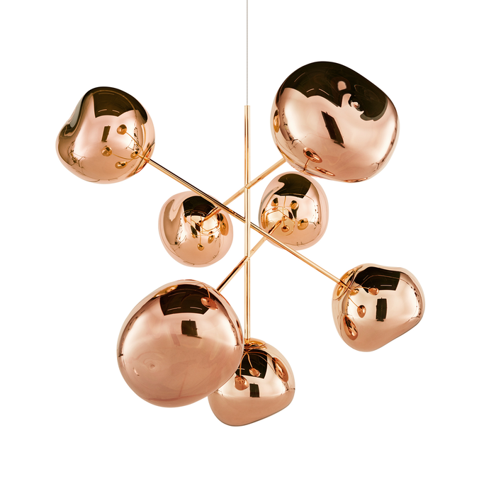 歐洲進口燈具｜Tom Dixon 熔岩吊燈 Melt Chandelier 英國進口燈具傢具系列