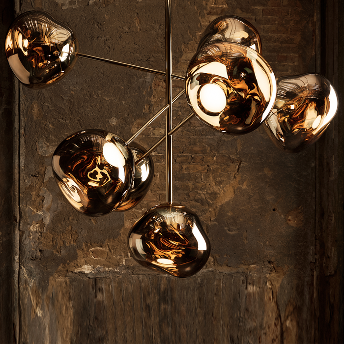 歐洲進口燈具｜Tom Dixon 熔岩吊燈 Melt Chandelier 英國進口燈具傢具系列
