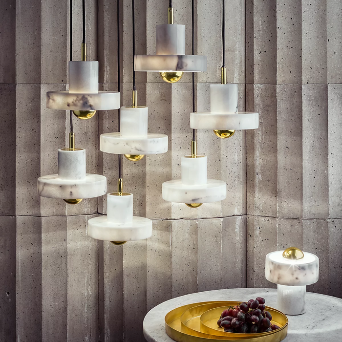 歐洲進口燈飾｜Tom Dixon 石器吊燈 Stone LED Pendant 英國進口燈具傢具品牌