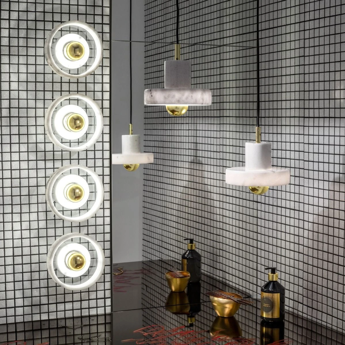 歐洲進口燈飾｜Tom Dixon 石器吊燈 Stone LED Pendant 英國進口燈具傢具品牌