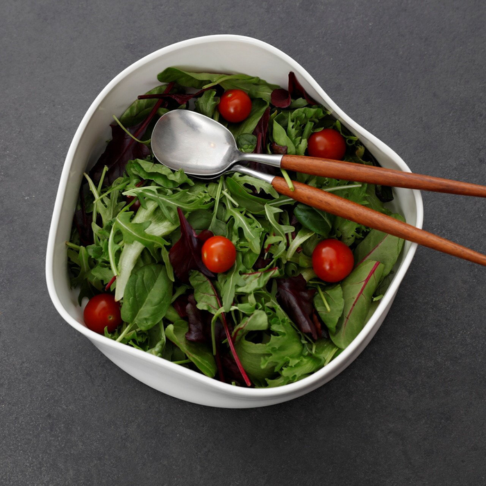 【 現貨優惠 】Tonfisk Touch Salad Bowl 觸動白瓷沙拉碗