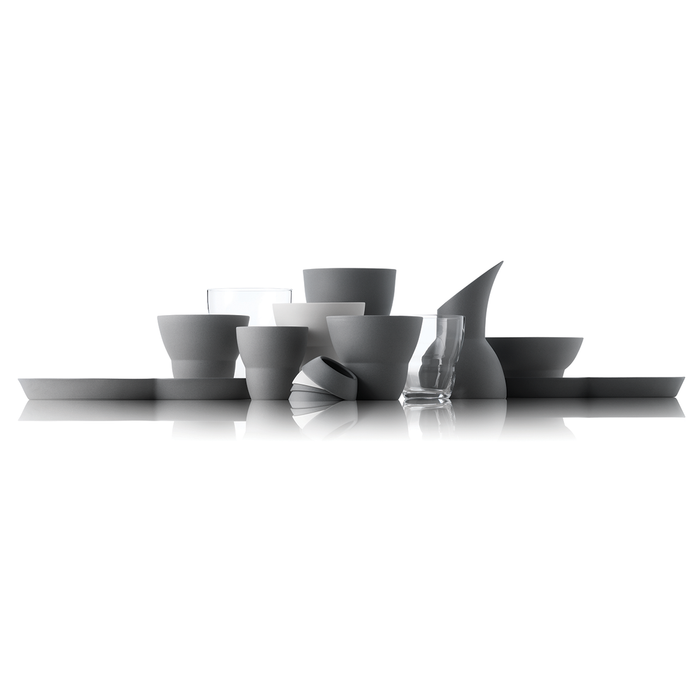 北歐餐具｜Vipp 214  維普弧線餐盤 (兩件組) Porcelain Plate