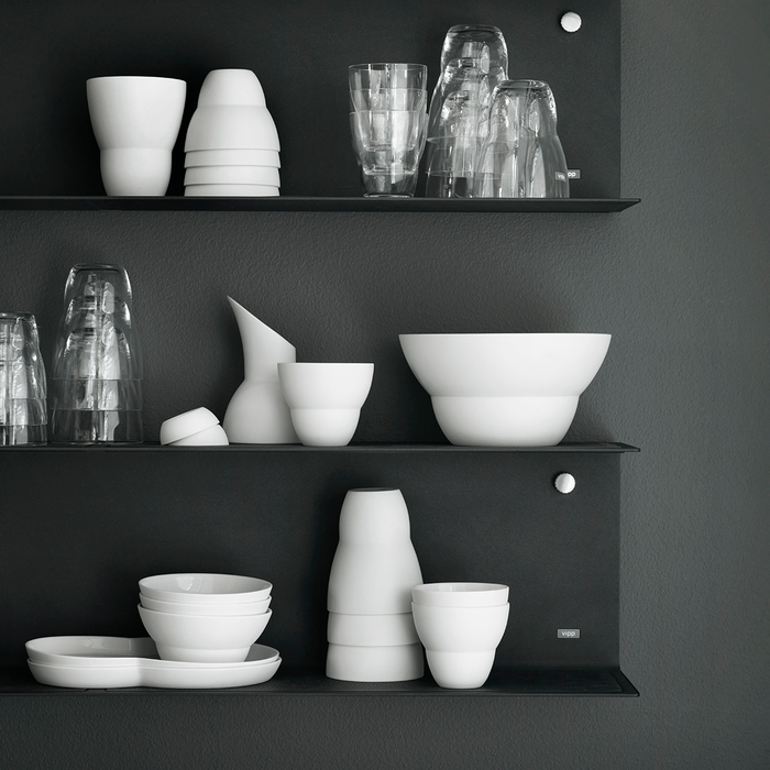 北歐餐具｜Vipp 214  維普弧線餐盤 (兩件組) Porcelain Plate