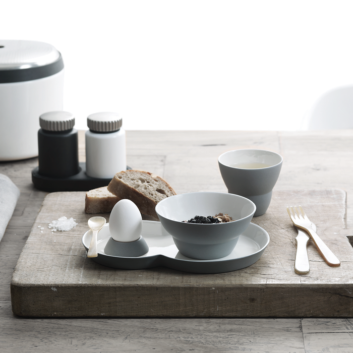 北歐餐具｜Vipp 214  維普弧線餐盤 (兩件組) Porcelain Plate