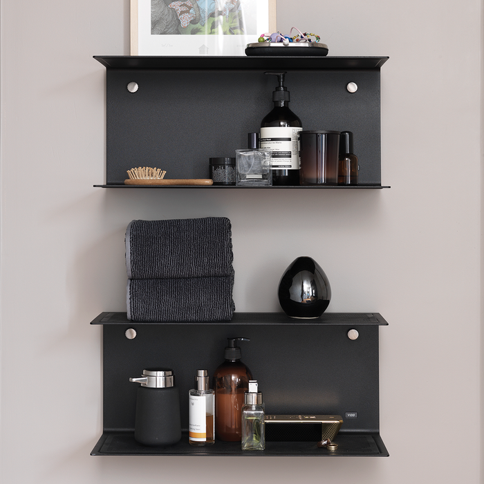 層架收納｜Vipp 921 維普雙層層架 (壁面固定款 / 50 cm) Wall Shelf Small Version