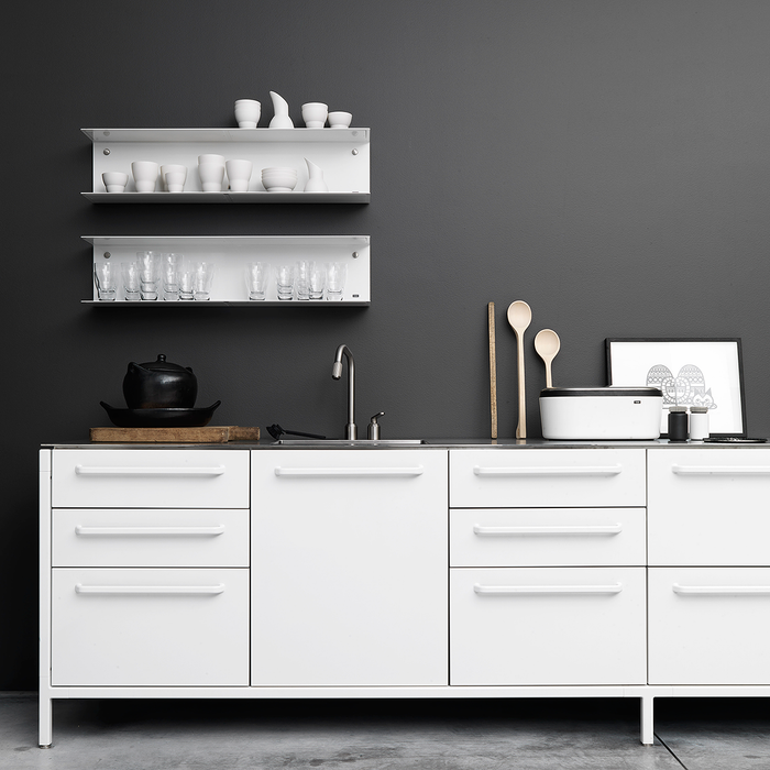 層架收納｜Vipp 922 維普雙層層架 (壁面固定款 / 100 cm) Wall Shelf Large Version