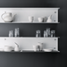 層架收納｜Vipp 922 維普雙層層架 (壁面固定款 / 100 cm) Wall Shelf Large Version