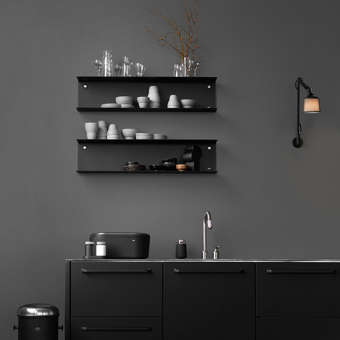 層架收納｜Vipp 922 維普雙層層架 (壁面固定款 / 100 cm) Wall Shelf Large Version