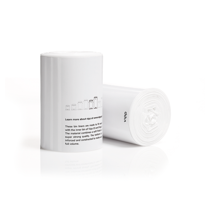 北歐垃圾桶｜Vipp Bin 13 專用垃圾袋 (三捲組) Bathroom Bin 13 