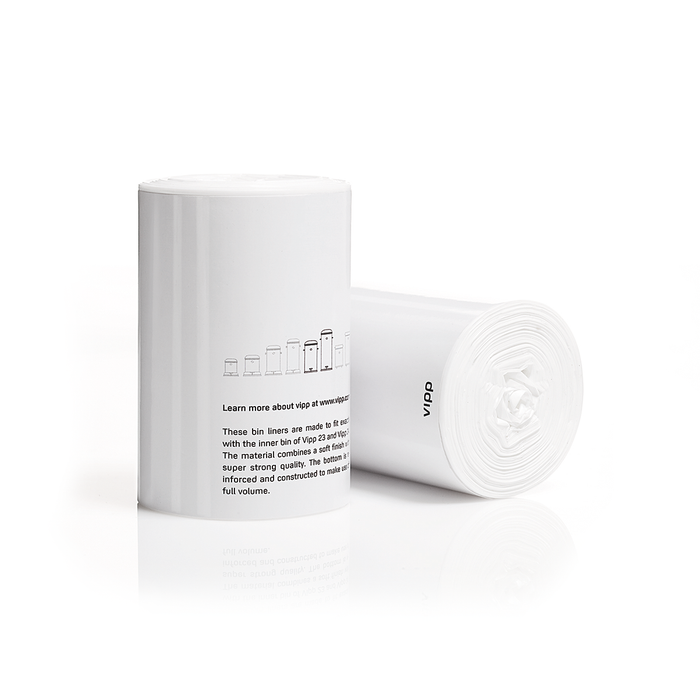 北歐垃圾桶｜Vipp 專用垃圾袋三捲組  Office Bin 52 