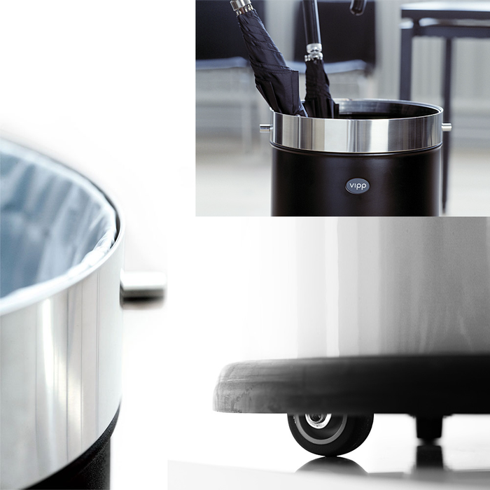 北歐垃圾桶｜Vipp 維普辦公室開放式垃圾桶 (35L) Office Bin 52 