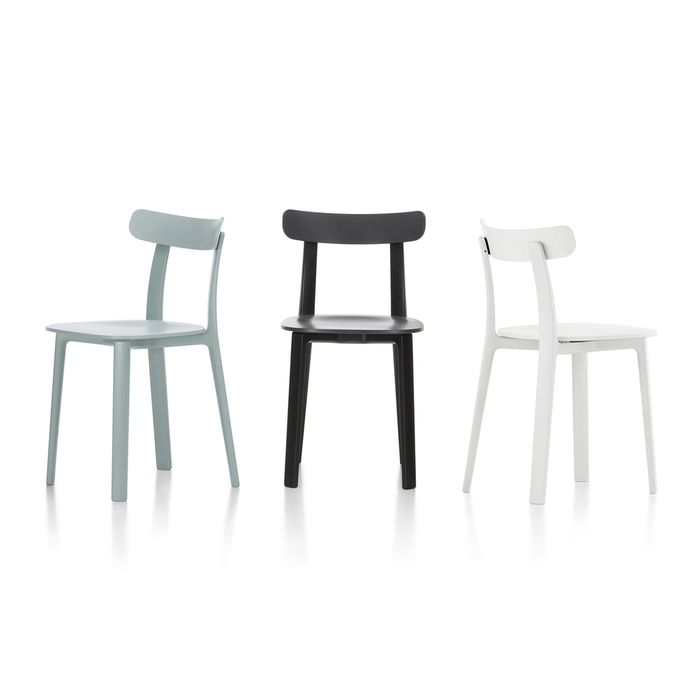 進口餐椅｜Vitra 塑形單椅  All Plastic Chair
