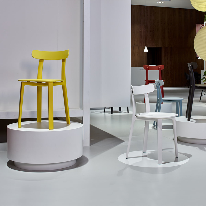 進口餐椅｜Vitra 塑形單椅  All Plastic Chair