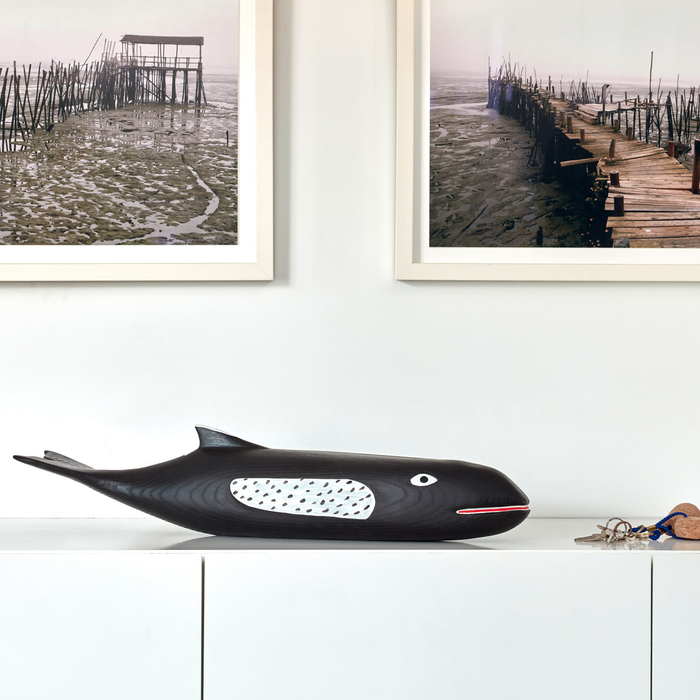 北歐擺飾｜Vitra 伊姆斯木雕鯨魚 Eames House Whale
