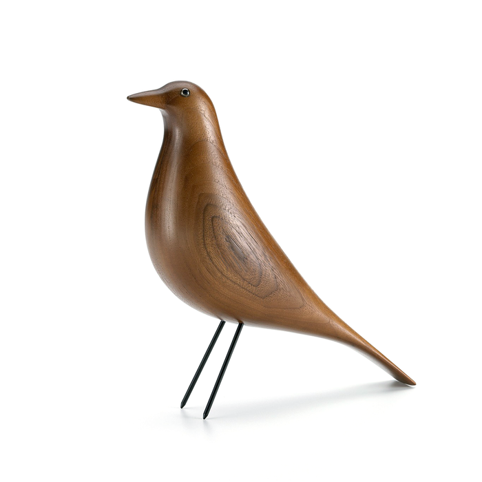 北歐擺飾｜Vitra 伊姆斯木鳥擺飾 （胡桃木） Eames House Bird in Walnut